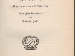 Lieder eines chinesischen Dichters und Trinkers. (Po Chü-i) 