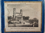 [album stalorytów, ok. 184050] Des principaux monumens de Paris [30 widoków Paryża w formie leporello]