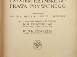 Instytucje, historja i system rzymskiego prawa prywatnego