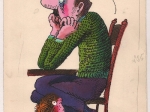 [rysunek, 1981] Ilustracja do wiersza "Dorośli i kłopoty"