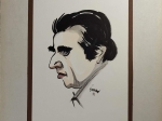 [portret satyryczny] Andrzej Łapicki