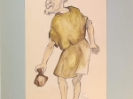 [karykatura, 1938] Ludwik Solski