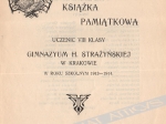 Na rozstaju. Książka pamiątkowa uczenic VIII klasy Gimnazyum H. Strażyńskiej w Krakowie w roku szkolnym 1913-1914