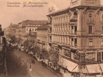 [pocztówka, 1917] Warszawa. Ul. Marszałkowska. Warschau. Marschallstrasse.