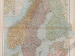 [mapa, 1904] Skandinavien [Półwysep Skandynawski]