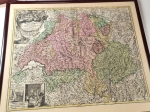 [mapa trzynastu kantonów Szwajcarii, 1732] Potentissimae Helvetiorum reipublicae cantones tredecim cum Foederatis et Subjectis Provinciis