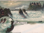 [pocztówka, 1898] Gruss vom Rheinfall. Schloss Laufen