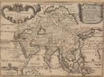 [mapa, Azja, 1717] L'Asie Suivant les Nouvelles Decouvertes dont les Point Principaux Sont Placez Sur les Observations de Mrs. de l'Academie Royale des Sciences