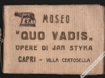 Museo "Quo Vadis" opere di Jan Styka. Capri - Villa Certosella [autograf Jana Styki]