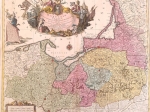 [mapa, Prusy, 1759] Borussiae Regnum complectens Circulos Sambiensem, Natangiensem et Hockerlandiae nec non Borussia Polonica Exhibens Palatinatus Culmiensem, Marienburgensem, Pomerelliae et Varmiae