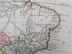 [mapa, 1766] Chili, Paraguay, Bresil, Amazones et Perou [Mapa Ameryki Południowej: Chile, Paragwaj, Brazylia, Amazonia i Peru]