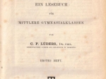 Chrestomathia Ciceroniana. Ein Lesebuch für Mittlere Gymnasialklassen [współoprawne: Erstes Heft, Zweites Heft]