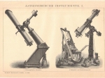[rycina, 1898 r.] Astronomische Instrumente. I-II.  [przyrządy astronomiczne]