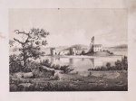 [rycina, 1856-59] Ruiny zamku w Trokach