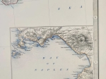 [mapa, Południowe Włochy, Sardynia ok.1860] South Italy and the Island of Sardinia