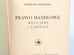 Prawo handlowe, wekslowe i czekowe