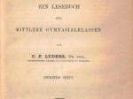 Chrestomathia Ciceroniana. Ein Lesebuch für Mittlere Gymnasialklassen [współoprawne: Erstes Heft, Zweites Heft]