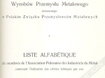 Rocznik VIII Polskiego Związku Przemysłowców Metalowych oraz Źródła Zakupu Wyrobów Fabryk Zrzeszonych w P. Z. P. M.