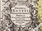 [mapa, Egipt, Syria, Cypr, ok. 1734] Deserta Aegypti Thebaidis, Arabiae, Syriae etc.