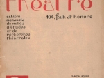 Choses de théâtre. 2-ème année. No. Dix-huit, juin 1923