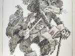 Wilk i zając  [ilustracja do Bajek Jeana De La Fontaine'a]