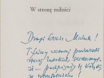 W stronę miłości [autograf]