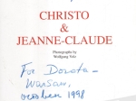 Christo & Jeanne-Claude [autograf Christo i Jeanne Claude]