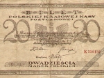 [banknot] 20 marek polskich 17.05.1919 seria K