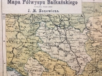 [mapa, 1904] Mapa Półwyspu Bałkańskiego
