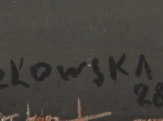 Autoportret z książką i sową (1928)