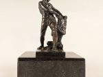 [rzeźba, lata 1920-30-te] Herkules walczący z lwem
