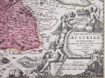 [mapa, Dolna Austria, ok. 1710] Archiducatus Austriae Inferioris In omnes suas Quadrantes Ditiones divisi Nova et exacta Tabula é conatibus Io. Baptista Homann Norimbergæ. 