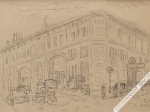 [rysunek ołówkiem, lata 1920-te]  Hotel d' Orsay