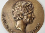 [medalion, okres międzywojenny]  Adam Mickiewicz (1798-1855)