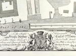 [rycina, 1753 r.] A Geometrical Plan, & North East Elevation Of His Majesty's Dock-Yard at Deptford