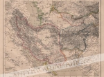 [mapa, Persja, Bliski Wschód, 1879] Westliches Hoch-Asien. [Azja Zachodnia]