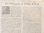 [mapa, Polska, 1676] A Newe Mape of Poland done into English by I. Speede
