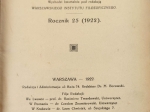 Przegląd Filozoficzny. Rocznik 5 (1922), zeszyt I-IV [współoprawne]