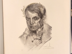 [grafika, 1970] "Moi aussi, j'ai connu l'Empereur" (portrait de Picasso/homage a Pablo Picasso) [tłum. "Ja też znałem Cesarza" (portret Picassa/W hołdzie Pablowi Picasso]
