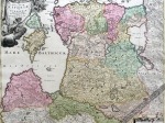 [mapa, Inflanty, Kurlandia, ok. 1710]  Ducatuum Livoniae et Curlandiae cum vicinis insulis Nova Exhibito geografica editore Io. Baptista Homanno Norimbergae.