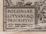 [mapa, Polska i Litwa, 1598] Poloniae, Lithuaniae q. descriptio. Auctore Wenceslao Godreccio; et correctore Andrea Pograbio Pilsnensi.