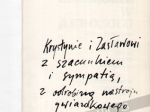 Nowość: Szczęście w aerozolu!Wybór rysunków z lat 1974-76 [autograf]