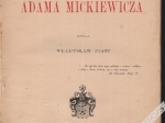 Album pamiątkowe Adama Mickiewicza
