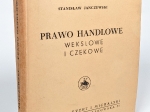 Prawo handlowe, wekslowe i czekowe