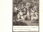 [rycina, 1793] Ses oreilles s'ouvrirent, sa langue se délia, et il parlait correctement [Uzdrowienie głuchoniemego: "Zaraz otworzyły się jego uszy, więzy języka się rozwiązały i mógł prawidłowo mówić"]