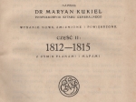 Dzieje Wojska Polskiego w dobie napoleońskiej 1795-1815, t. II: 1812-1815