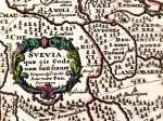 [mapa, Polska, ok. 1694]  Svevia quae cis Coda num fuit sinum. Antiqua descriptio [Germanie i Śłowiańszczyzna]
