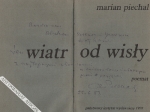 Wiatr od Wisły. Poemat  [dedykacja od autora]