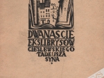 Dwanaście ekslibrysów w drzeworytach Cieślewskiego Syna