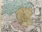 [mapa, Styria, ok. 1720] Ducatus Stiriae novissima Tabula, ex ampliore mappa olim R. D. Georgii Matth. Vischer S. C. M. Leopoldi I Glor. Mem. geographi deducta et in hac utiliore forma curiosorum oculis exhibita a Io. Baptista Homanno Norimbergae.